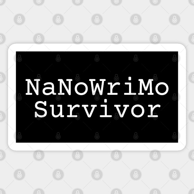 NaNoWriMo Survivor Magnet by EpicEndeavours